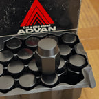 Advan Black Lug Nuts 12x1.25 16pcs.