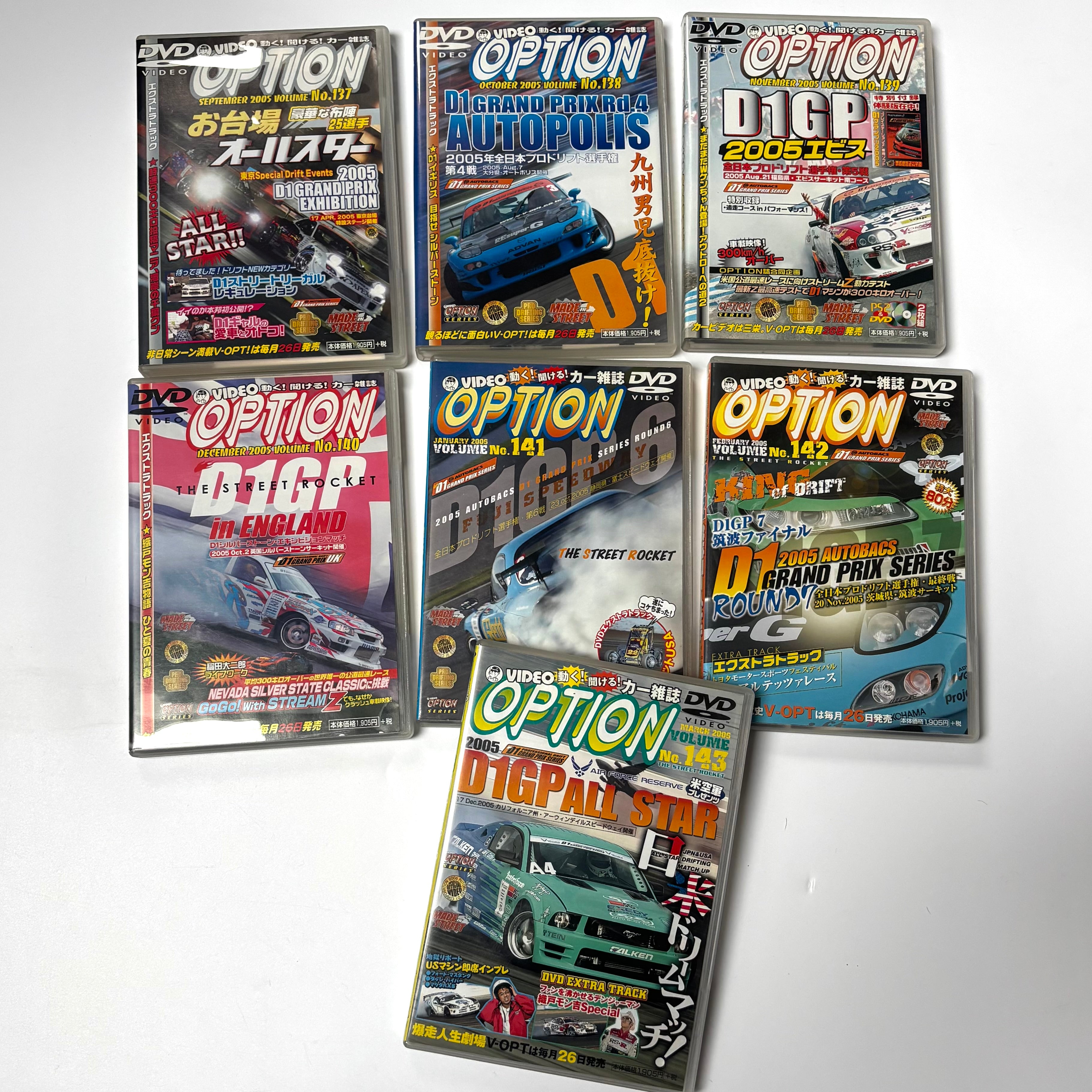 Option DVD volume 137 - 143