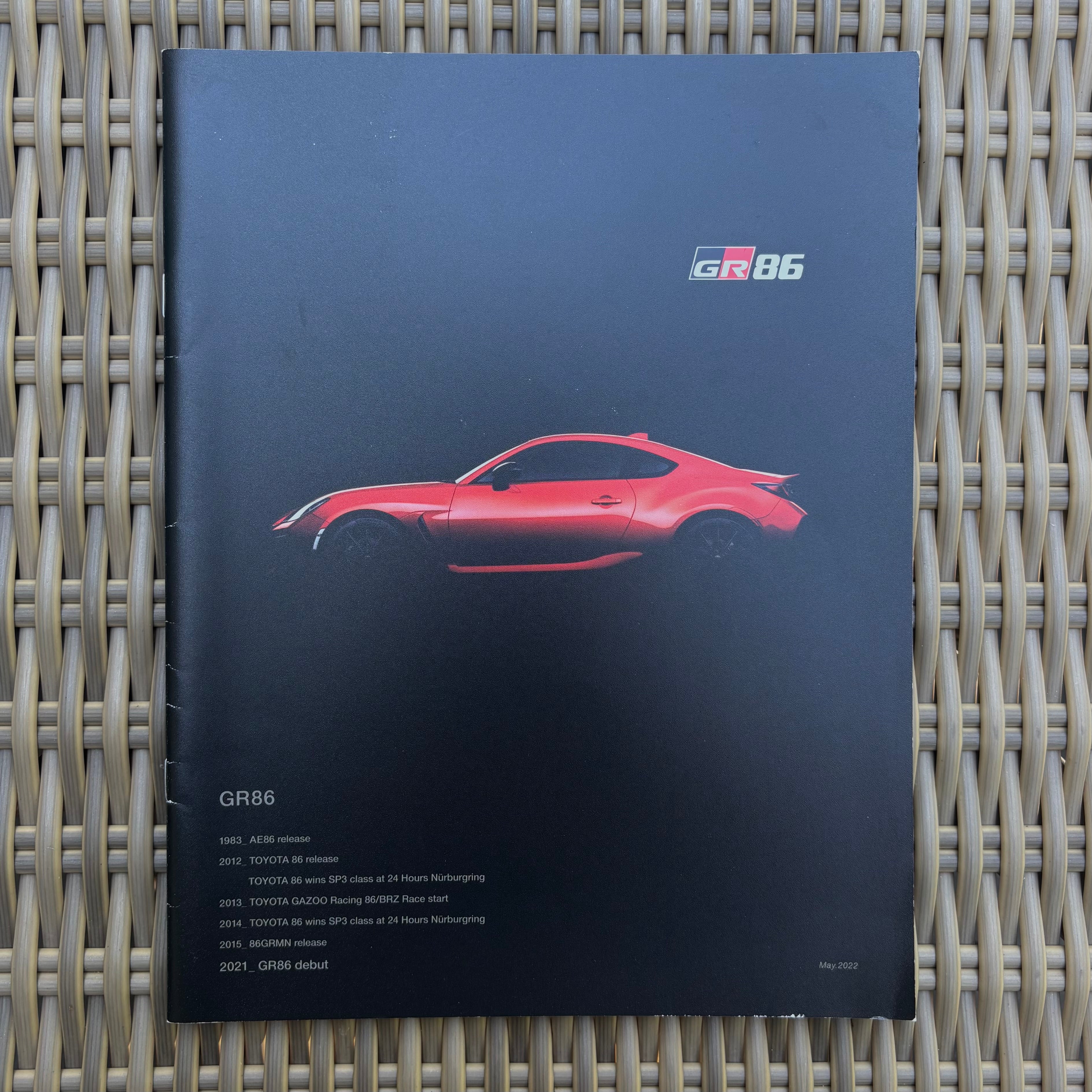 Toyota GR86 Brochure & 9 Parts Catalogues