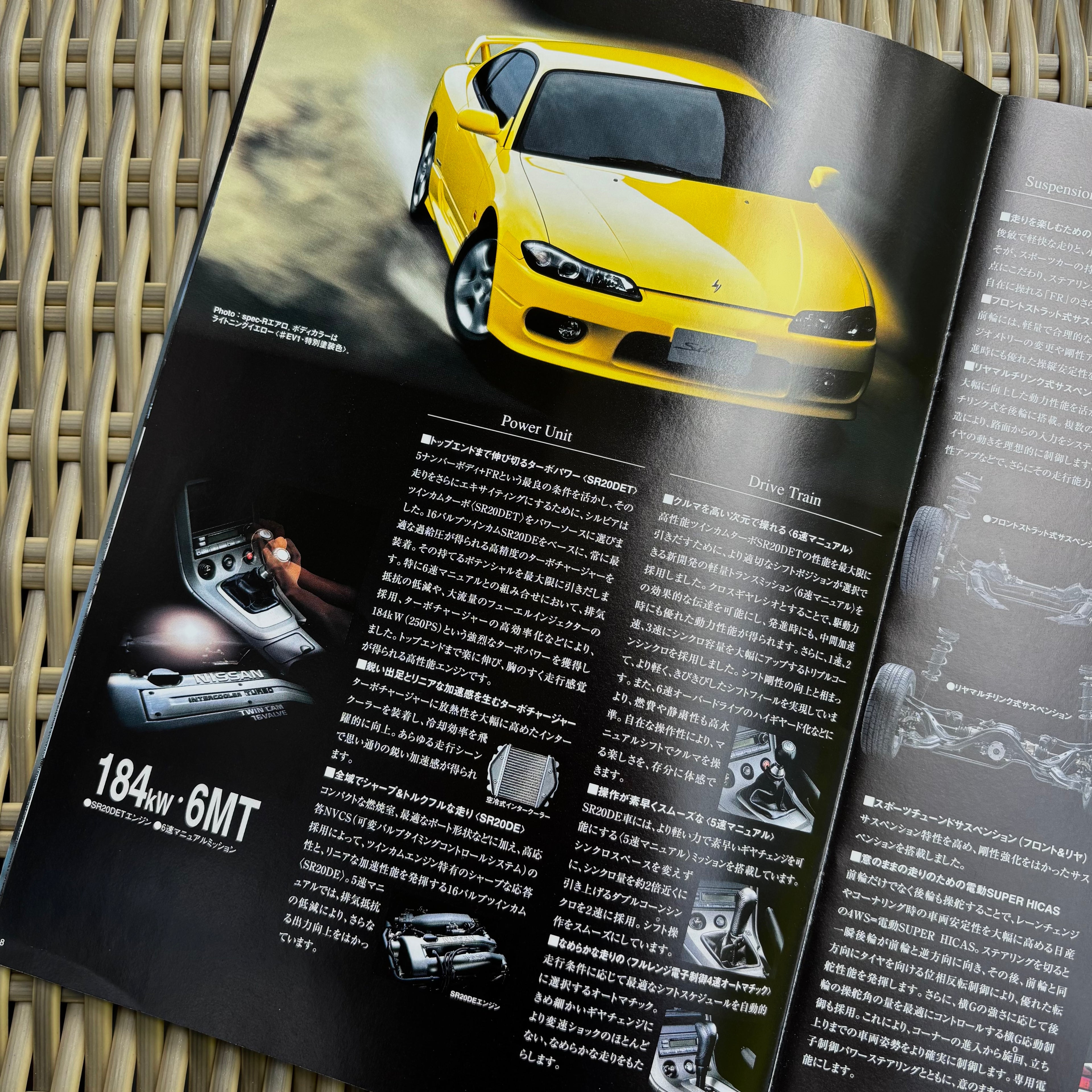 Nissan Silvia S15 Brochure & Optional Parts Catalogue