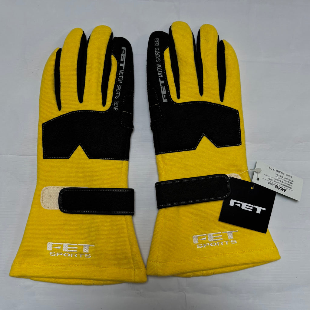 FET Sports Racing Gloves (L)