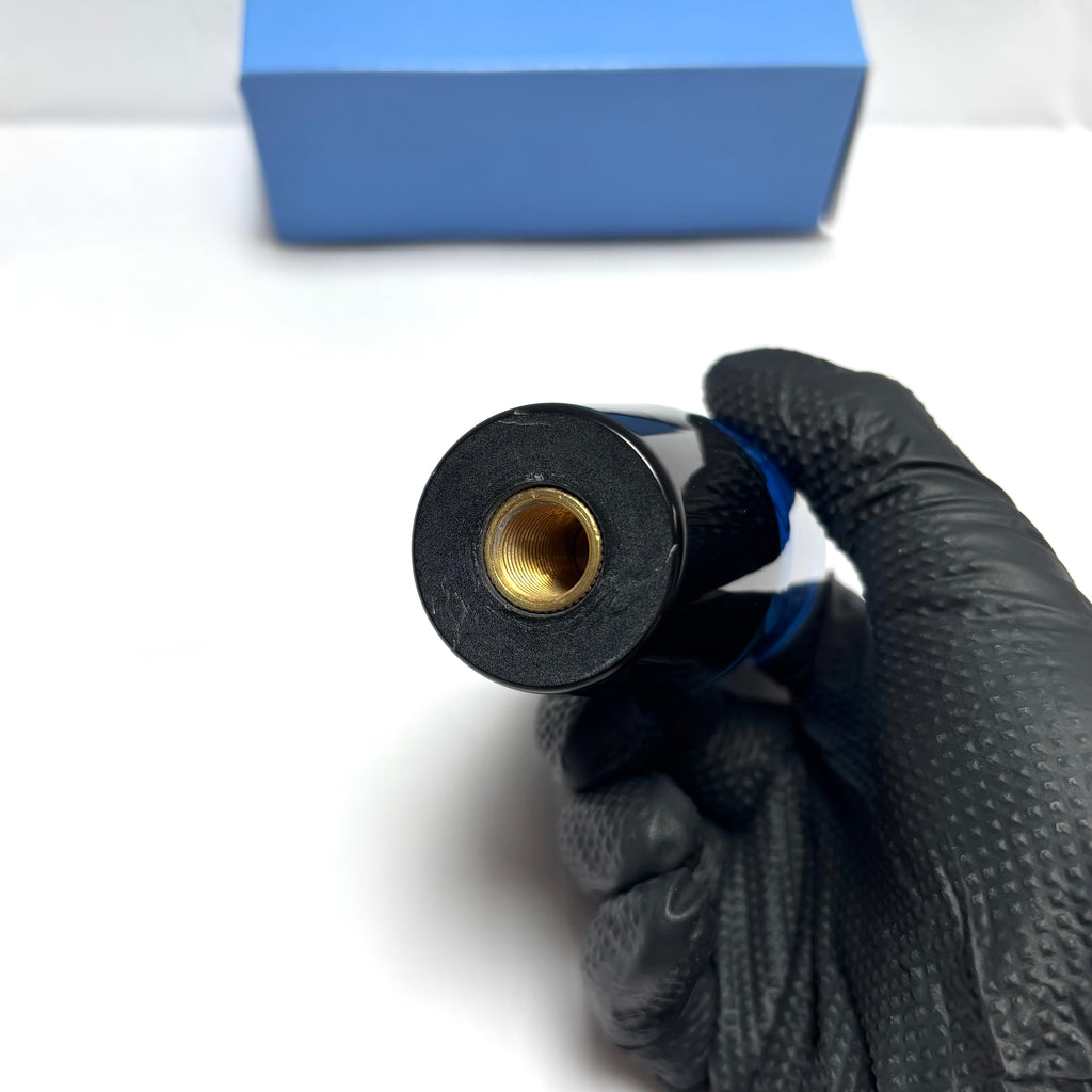 Custom Blue Flower 10cm Shift Knob