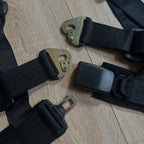 2x Black Willans Four Point Harness