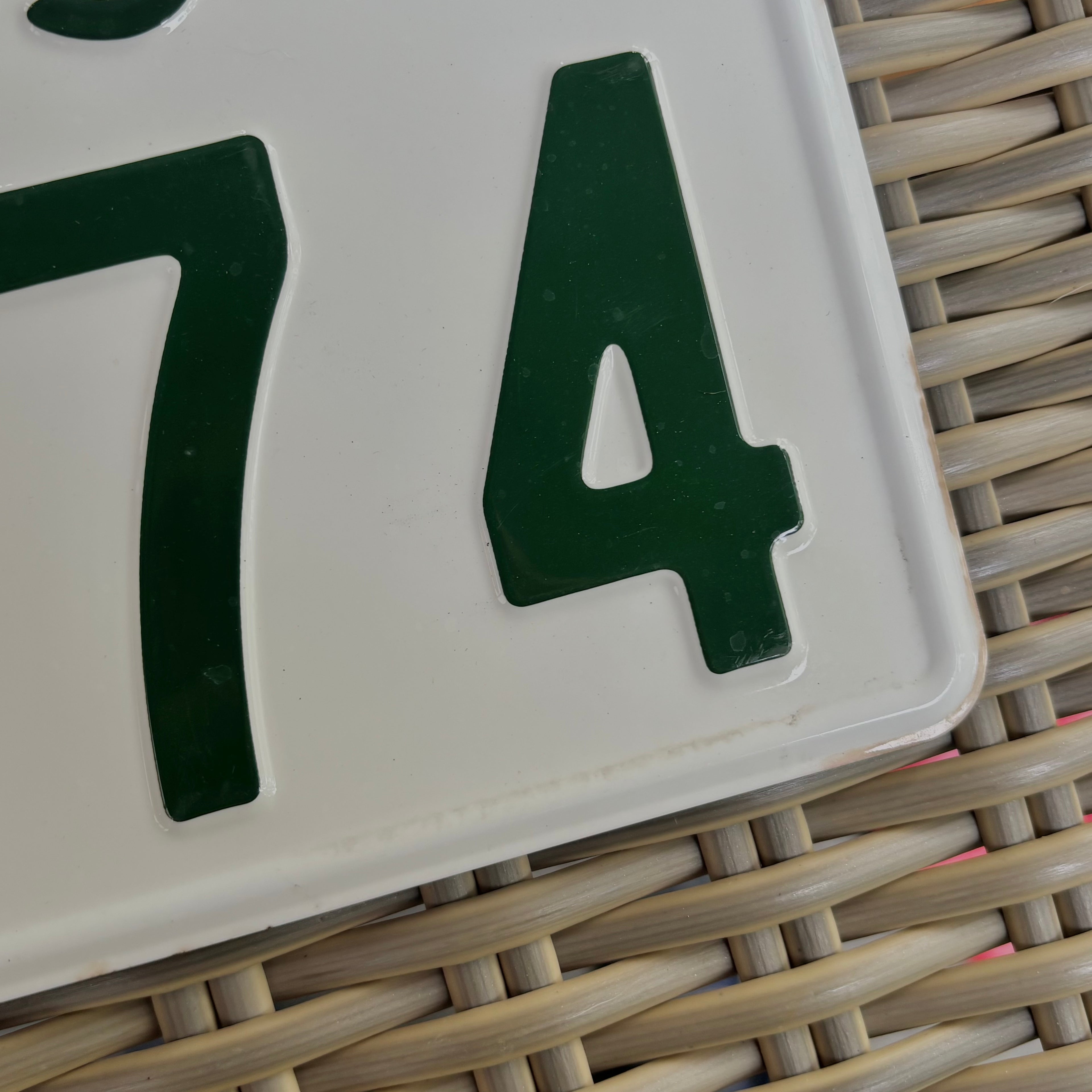 Kurashiki 00-74 Olympics License Plate