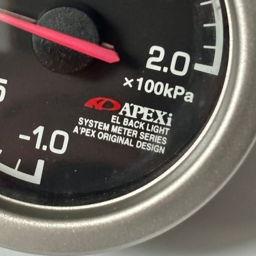 60mm A'PEXi Boost Gauge