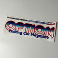 Option Exciting Car Magazine 20th Anniversary Sticker
