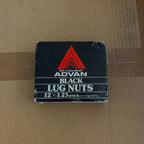 Advan Black Lug Nuts 12x1.25 16pcs.